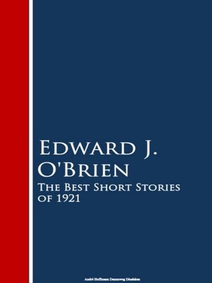 cover image of The Best Short Stories of 1921